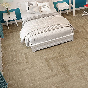 Кварцвиниловая плитка Alpine Floor Альпийский шеврон (Chevron Alpine) ECO 18-2 Дуб Ваниль Селект